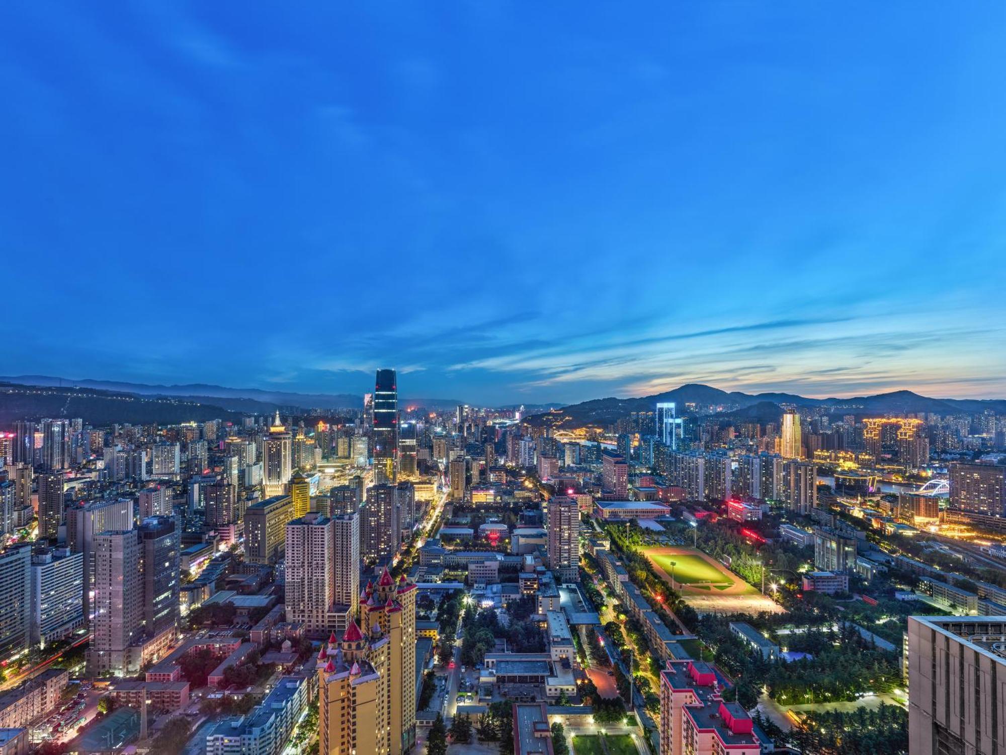 Hilton Lanzhou City Center ภายนอก รูปภาพ